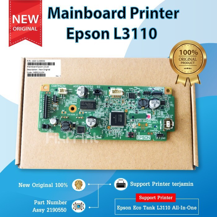 Mainboard Printer Epson L3110 Logic Board L3110 Motherboard L3110 USED ...