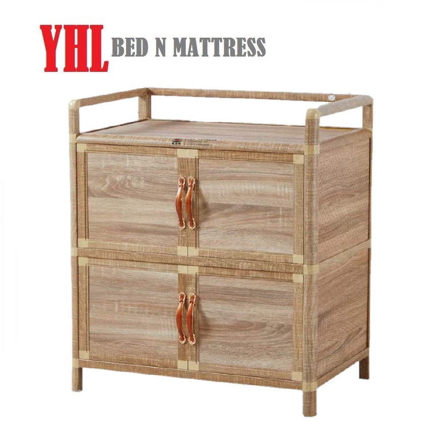 YHL Aluminium / Multi-Purpose Storage Rack With Tampered Glass Top ...