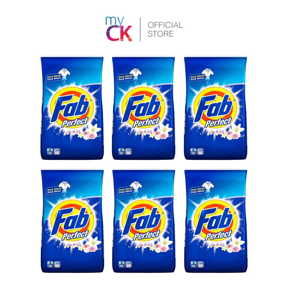 (Bundle Of 6) Fab Detergent Powder 630g | Shopee Singapore