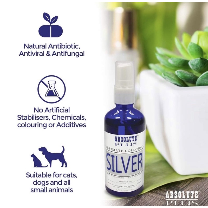 Absolute Plus Ultimate Colloidal Silver Spray 4oz | Shopee Singapore