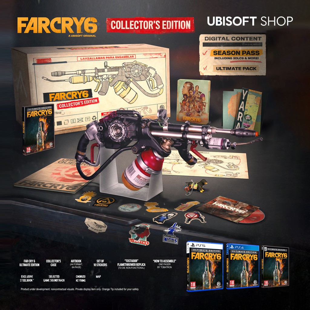 PC, PS4 Or PS5 Far Cry 6 - Collector's Edition - Ubisoft [Release Date ...