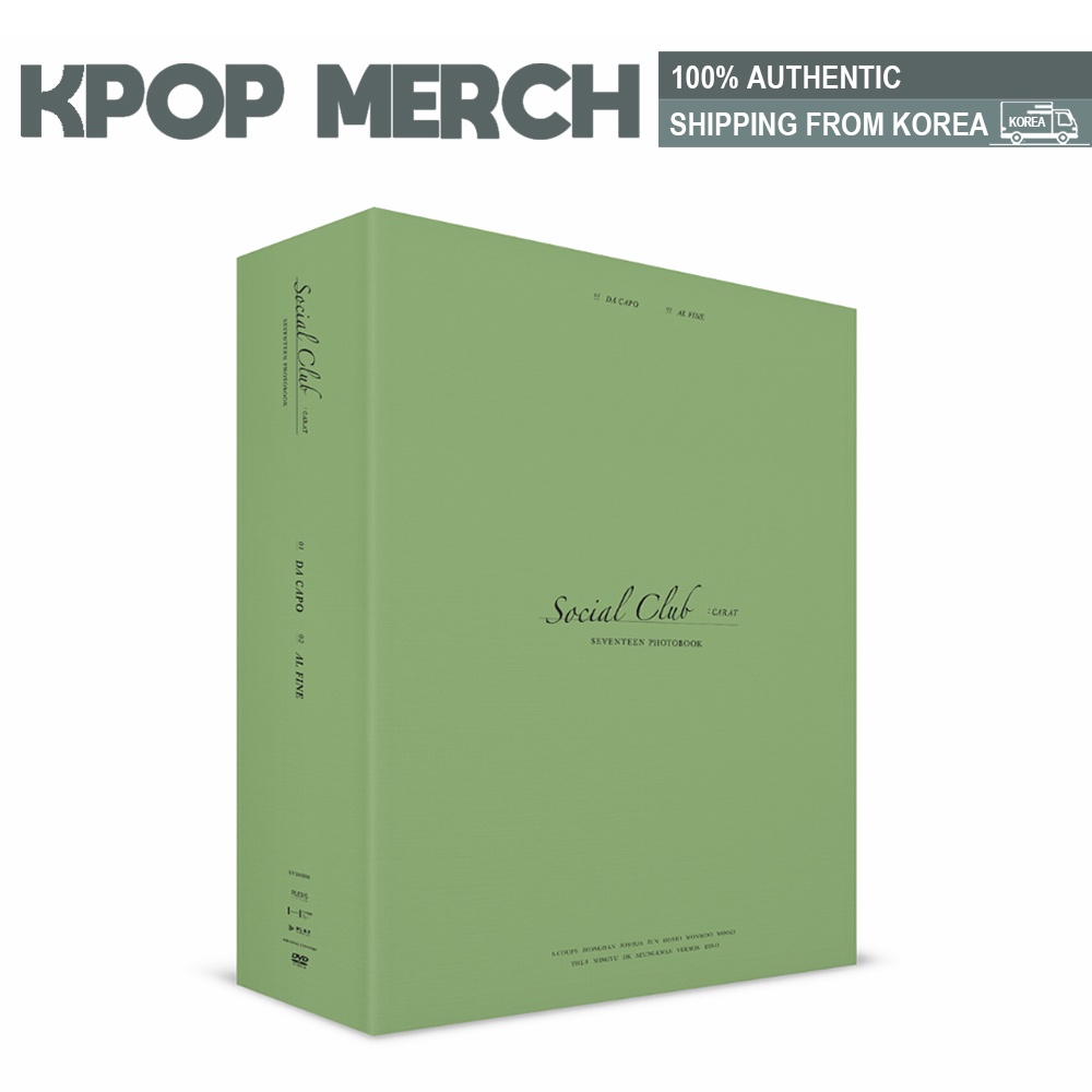 アイドル social club carat seventeen photo book SEVENTEEN - PHOTOBOOK [SOCIAL CLUB : CARAT] | Shopee Singapore