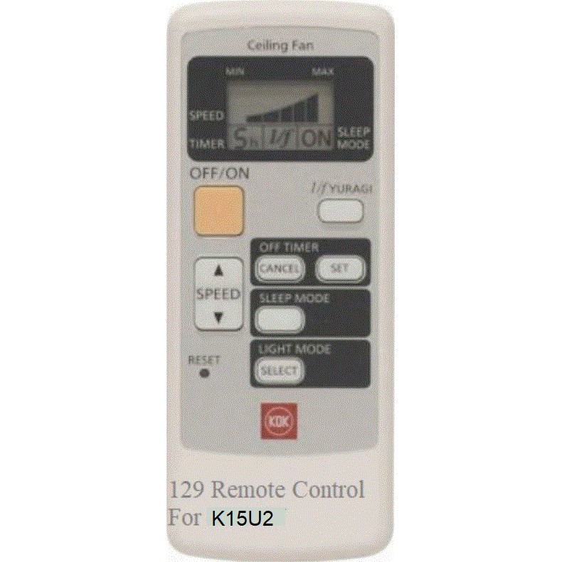 (Local Shop) 100 Genuine New Original KDK Ceiling Fan Remote Control