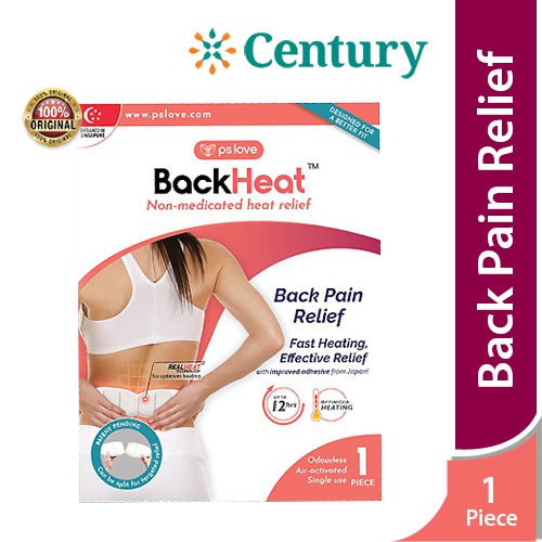 PS Love BackHeat Pereda Nyeri Pinggang Alami / Punggung / kram otot / pegal linu / memar / kompres