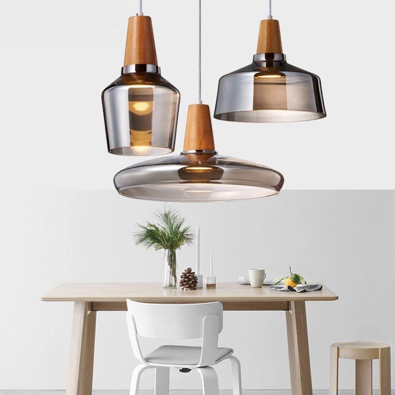 Minimalist Glass Pendant Light Dining Light Modern Design Hanging ...