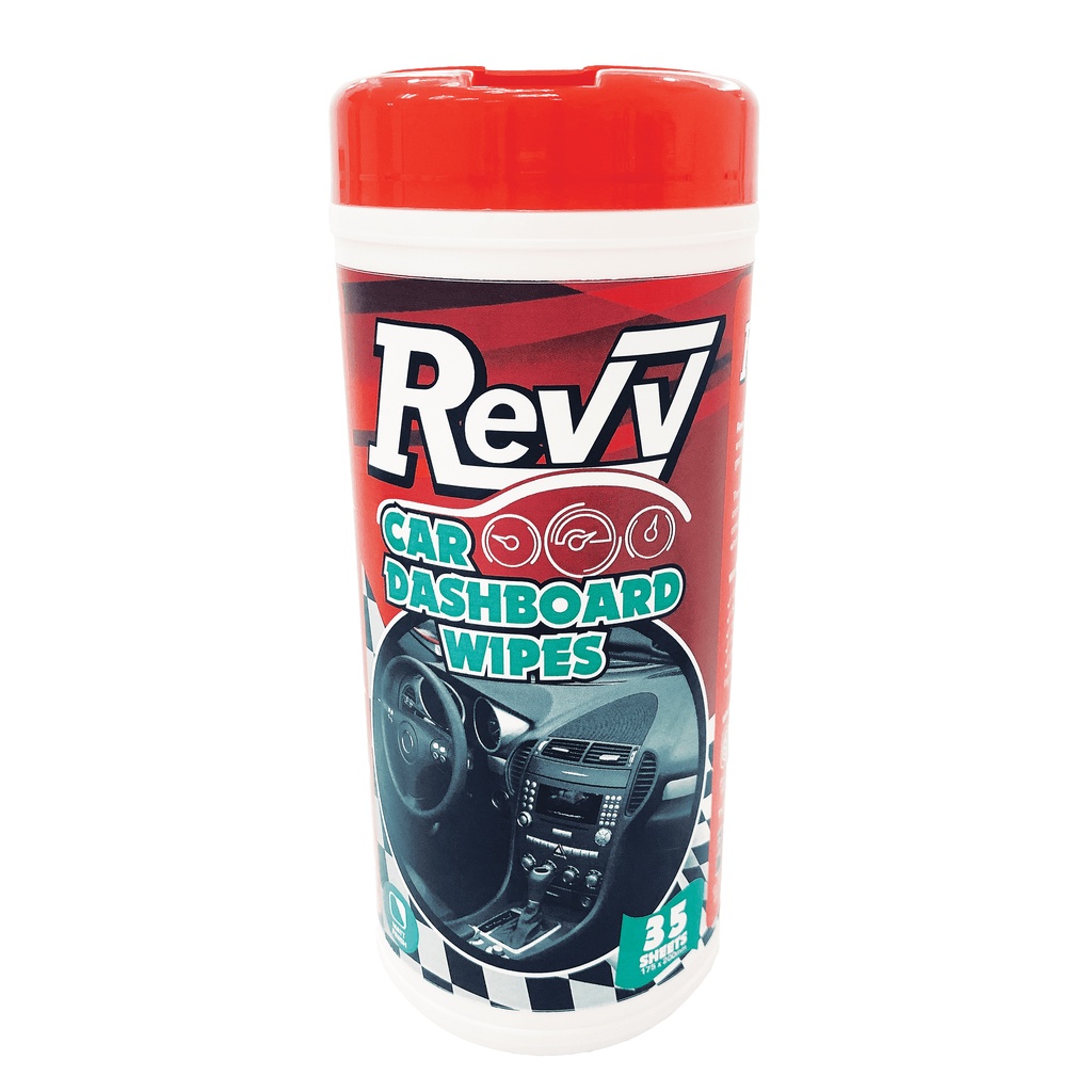 Revv Car Dashboard Wipes (RV3877), 35s | Shopee Singapore