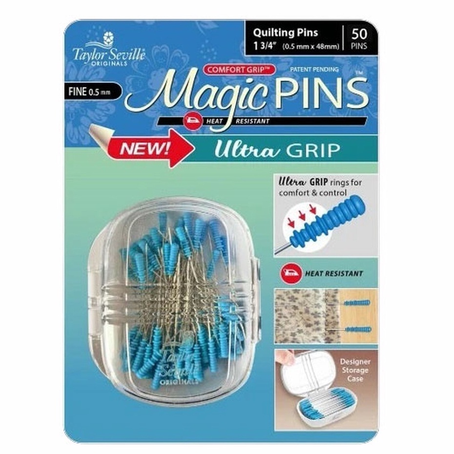Taylor Seville Magic Pins Ultra Grip-Pin Size 0.5mm x 48mm | Shopee ...