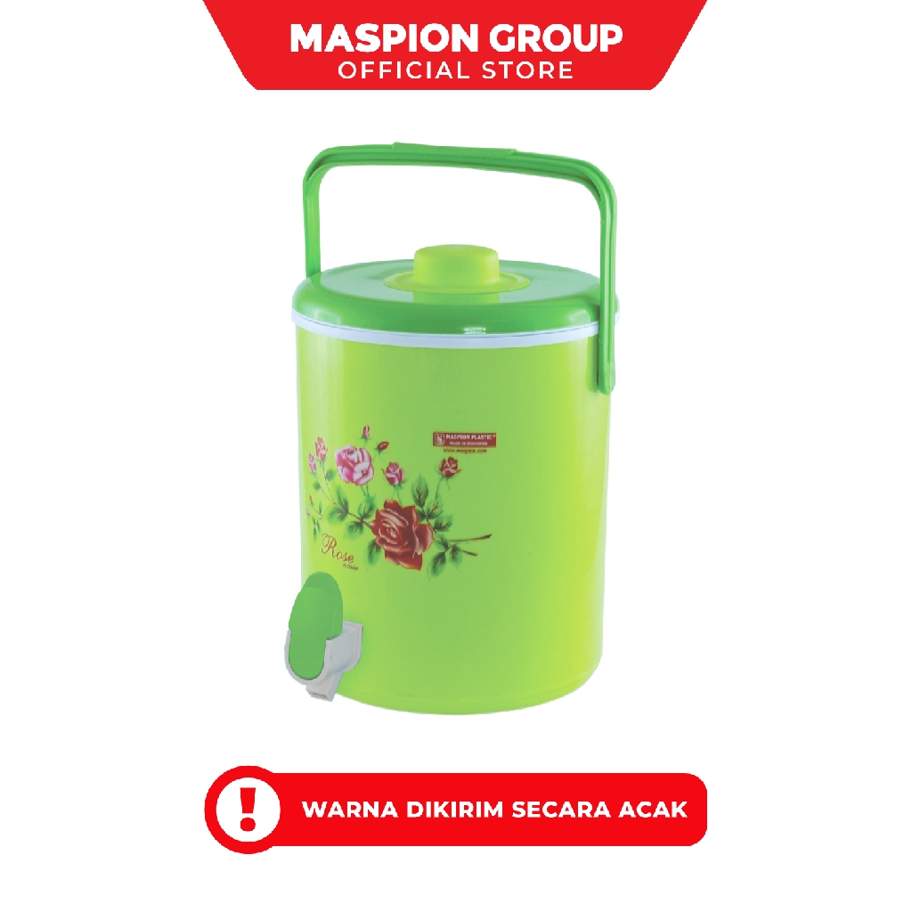 Maspion Termos Es dan Nasi Plastik Brandy Jar 8 Liter - Gambar 2