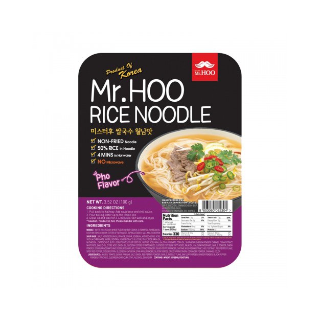 Mr Hoo Rice Noodle Pho Flavour 100g [Korean] | Shopee Singapore