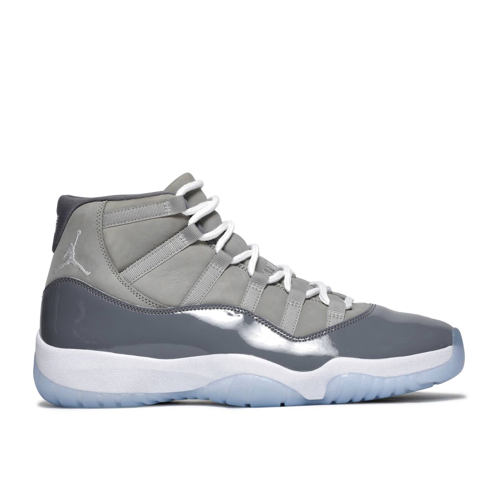 White hot sale gray jordans