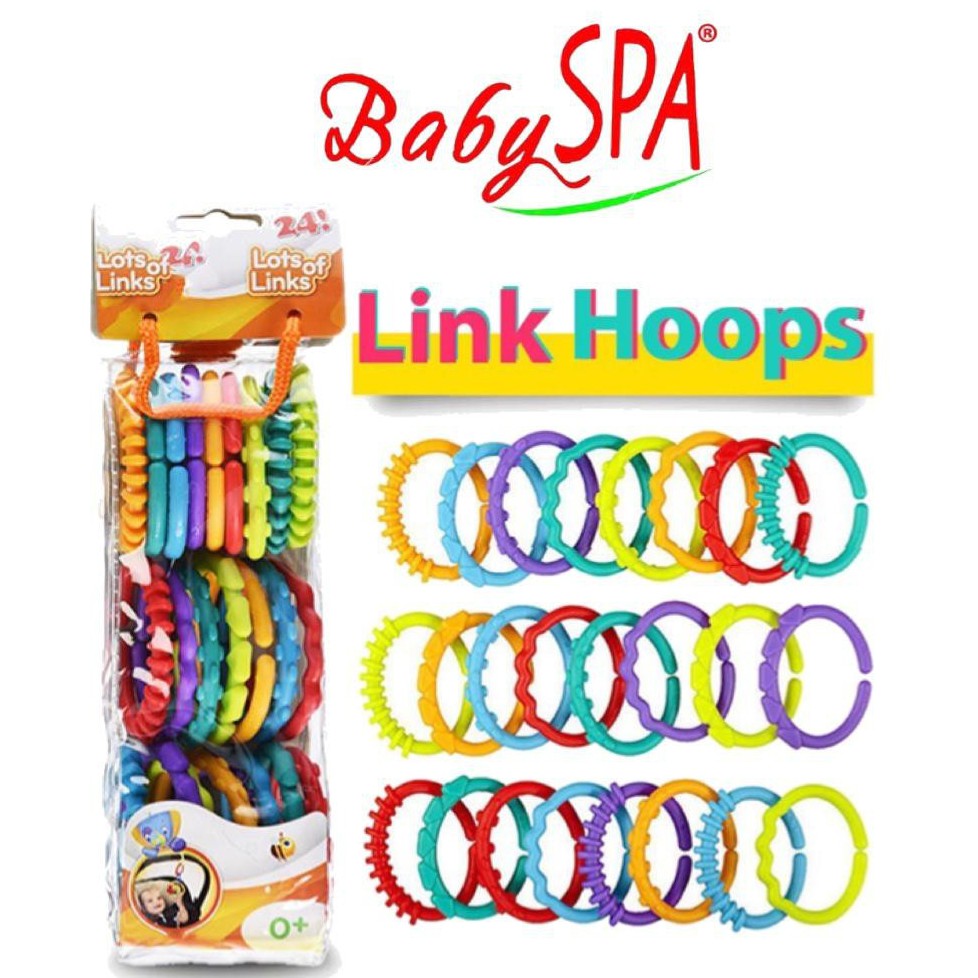 BabySPA Bright Star Link Hoops Toy for Kids