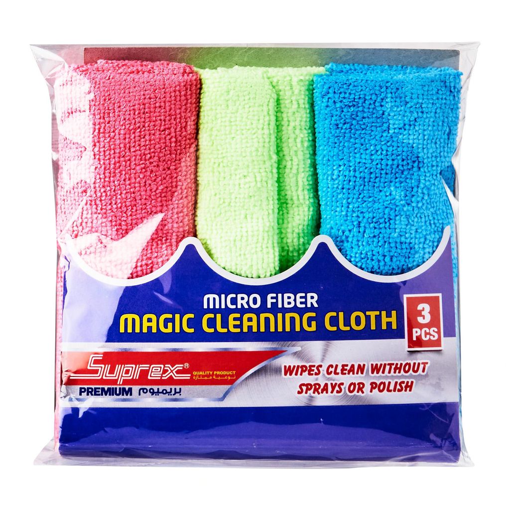 Leopard Micro Fiber Magic Cleaning Cloth (3Pcs) 35 X 30 Cm - LN PR78 ...