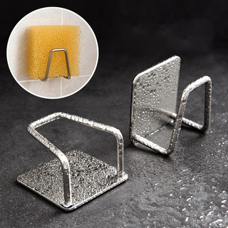 Acrylic Steel Stainless Hook Sponge Shelf Sponges Holder Kitchen