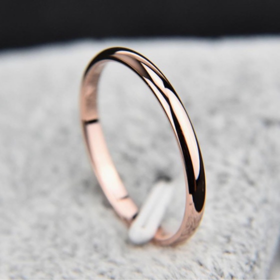 Ultra thin Stainless Steel Ring Rust proof Couple Little finger Ring Joint ring Tail ring Simple knuckle Pinky ring size 3 10 Shopee Singapore