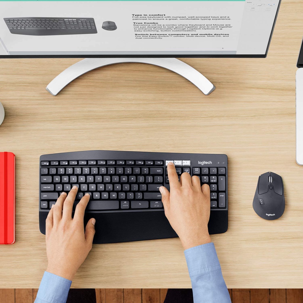 Logitech MK850 Performance Multi-Device Bluetooth Wireless Keyboard ...