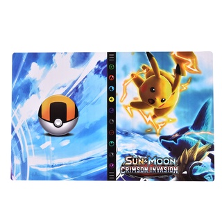 Cht-432pcs Album livre pour carte Pokemon dessin animé carte