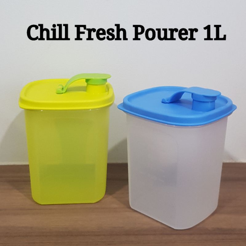 Tupperware Chill Fresh Pourer 1L Fridge Water Bottle | Shopee Singapore