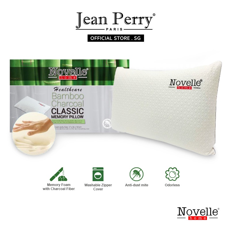 Jean perry bamboo clearance charcoal contour memory pillow