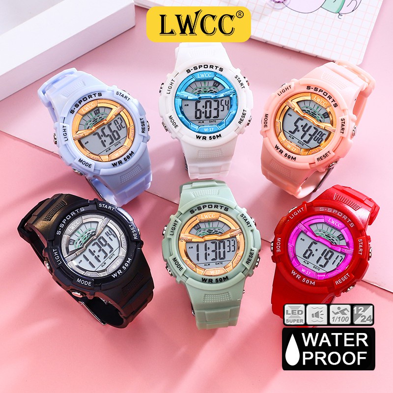 LWCC Women Waterproof Watches With Date Calendar Multifunction watch W
