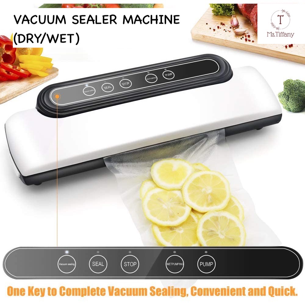 [SG Stock] Food Vacuum Sealer Machine (Dry & Wet) Household / Vacuum Fresh Storage Machine