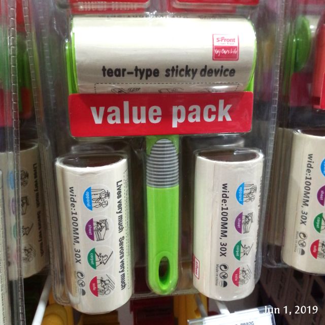 Sticky Dust Roller with 2 Extra Roll Dust (Value Pack) | Shopee Singapore