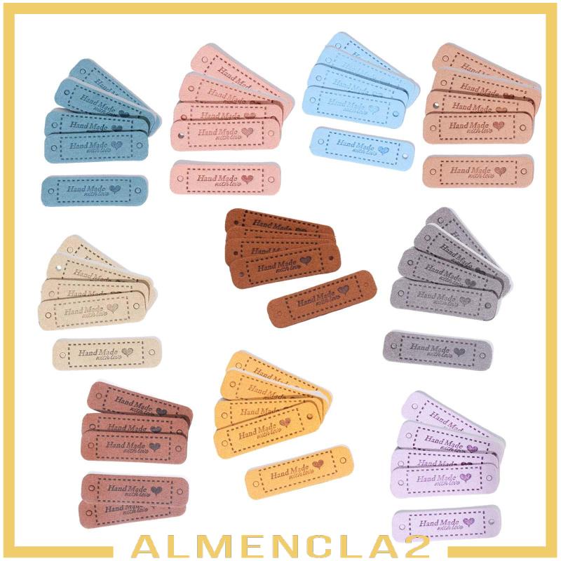 150 Pcs Handmade Sew-on Woven Clothing Labels Sewing Crafting Fabric Tags  for Clothes Dolls Hats Shoes Sewing Crafts DIY 