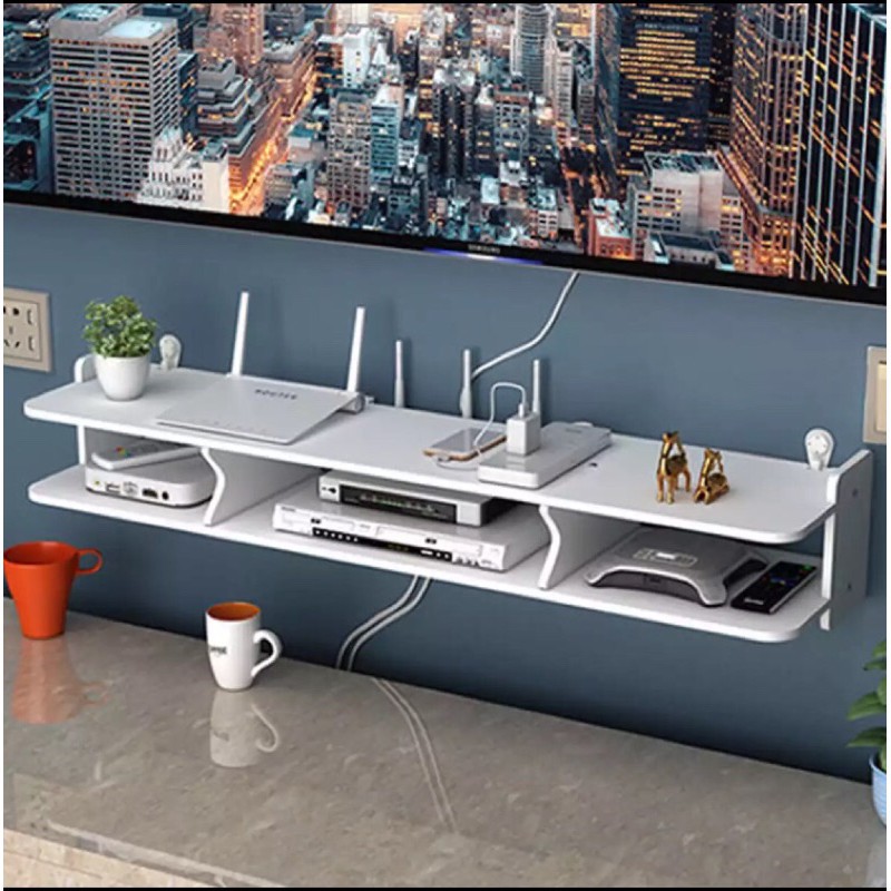 DVD Player Rack TV Rack Living Room Bedroom Wall Storage Organizer TV