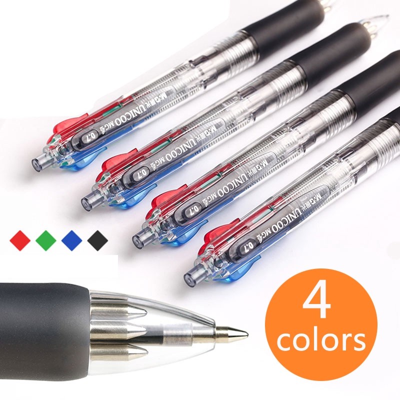 M&G 4 Colour Pen ABP80371 0.7mm / Ball Pen - Black, Blue, Red, Green ...