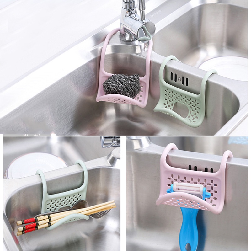 1Pc Creative collapsible sink rack kitchen dishwashing sponge wipe ...
