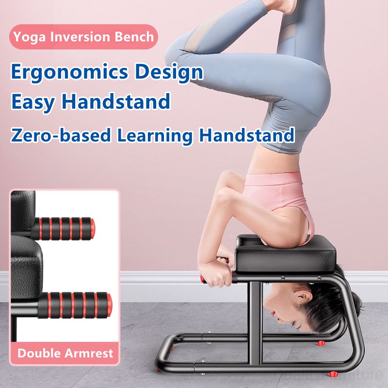 Yoga Inversion Bench Exercise Fitness Stool Inverted Ergonomics Design ...