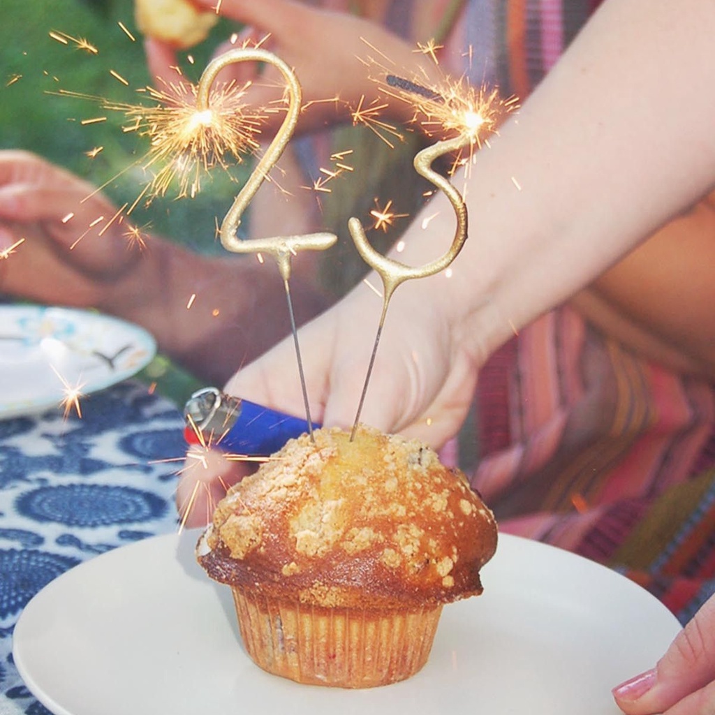 [SG Seller] - Sparkler Number Candle for birthday parties events celebration