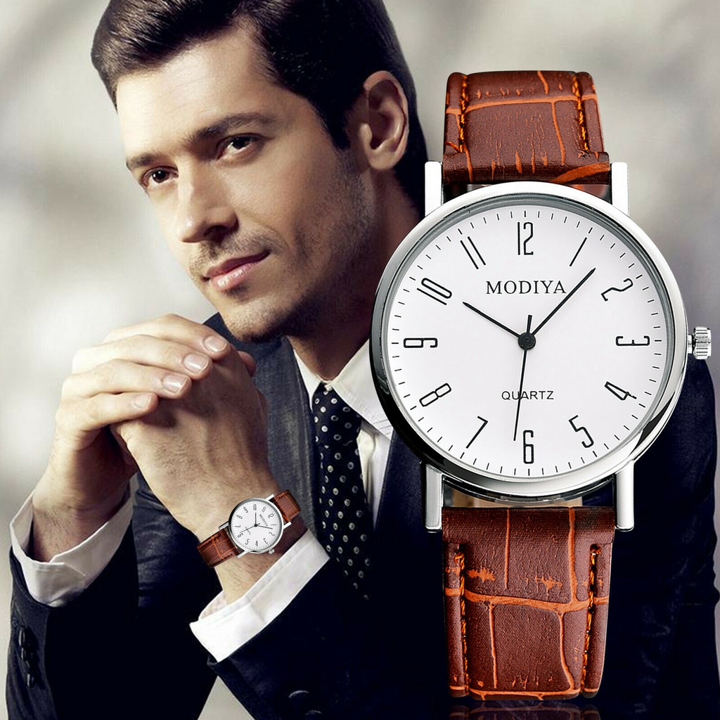 Genuine hot sale leather watches