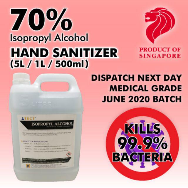 Sanitizer / Surface Disinfectant 70% Isopropyl Alcohol Based (Hospital ...