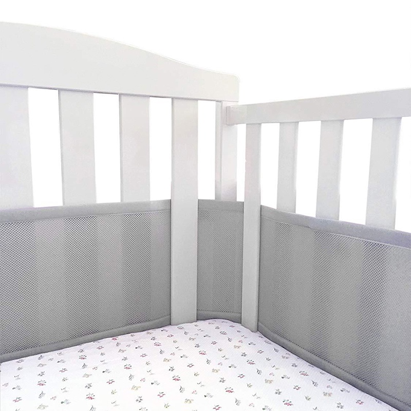Netted crib bumpers on sale