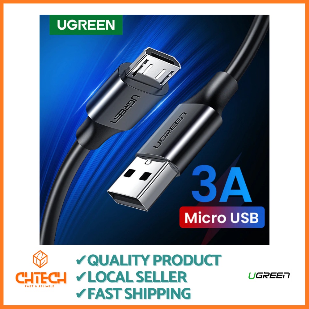 Ugreen Micro USB Cable 3A Fast Charging USB Data Cable Mobile Phone ...