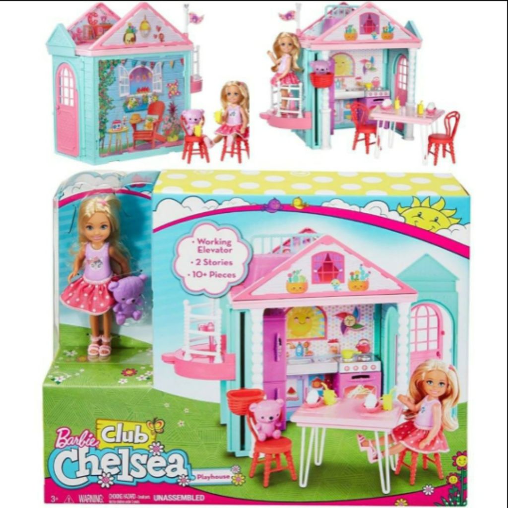 barbie club chelsea playhouse playset