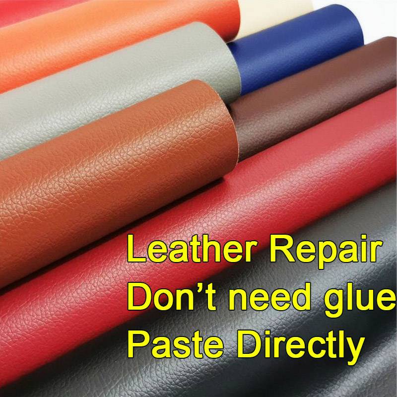 68cm*50cm Leather Repair Self-Adhesive Patch Colors Self Adhesive Stick on Sofa  Repairing Leather PU Fabric Stickr Patches