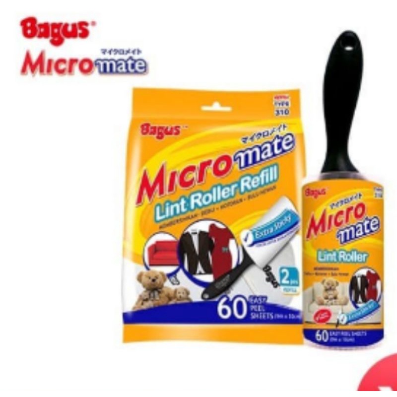 Bagus Micromate Lint Roller Cap (dust cleaning tool) | Shopee Singapore
