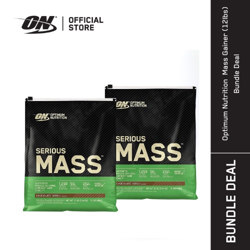 Optimum Nutrition Serious Mass (12 Lbs) - Bundle Deal | Shopee Singapore