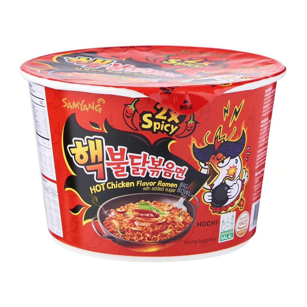 [Bundle of 2] SAMYANG HOT CHICKEN 2X SPICY BIG BOWL 105G (03353 ...