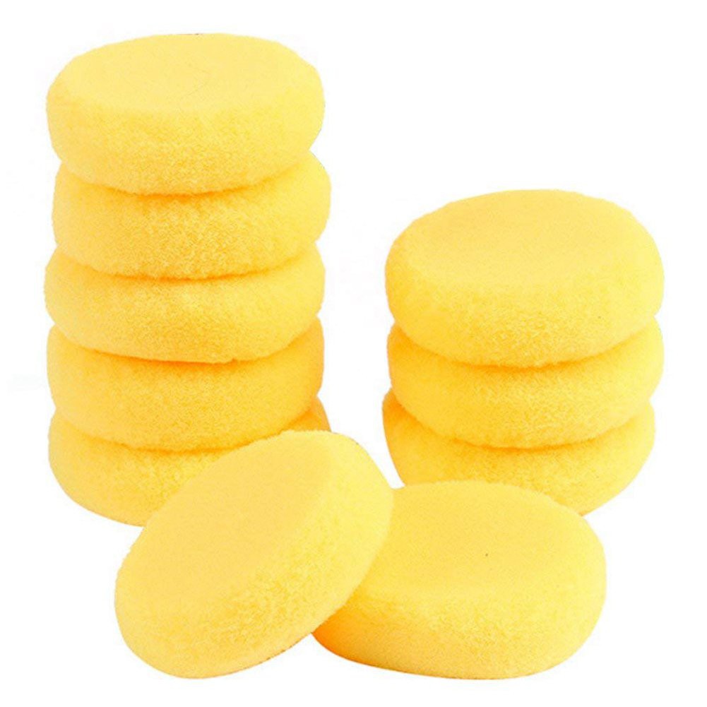 Make Shoppe Round Art Sponges, 2 Count Yellow