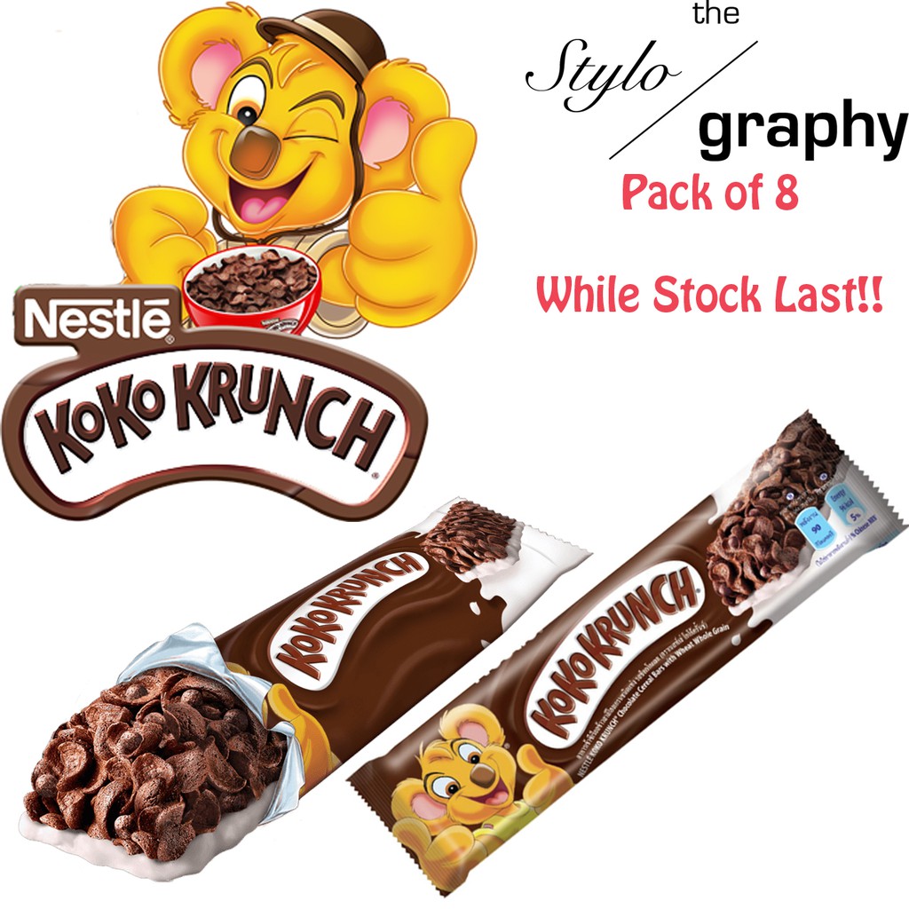 [halal] Koko Krunch Cereal Bar (Set of 8 Bars) Shopee Singapore