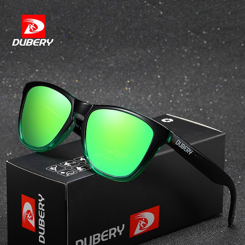 DUBERY European And American Style Sports Riding Polarized Sunglasses Frame  Outdoor Night Vision Sunglasses men181