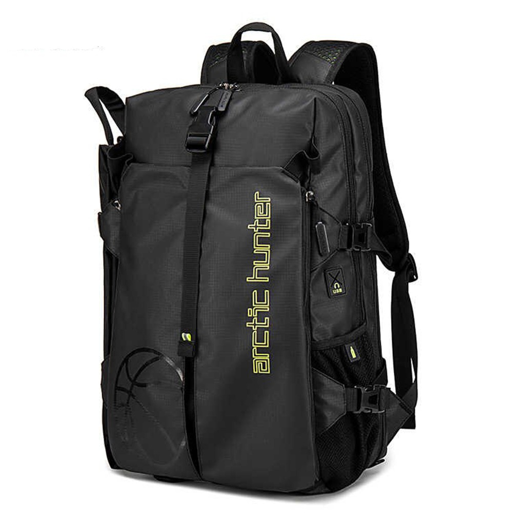 Arctic Hunter i-Baller Backpack Waterproof Nylon Laptop Backpack USB ...