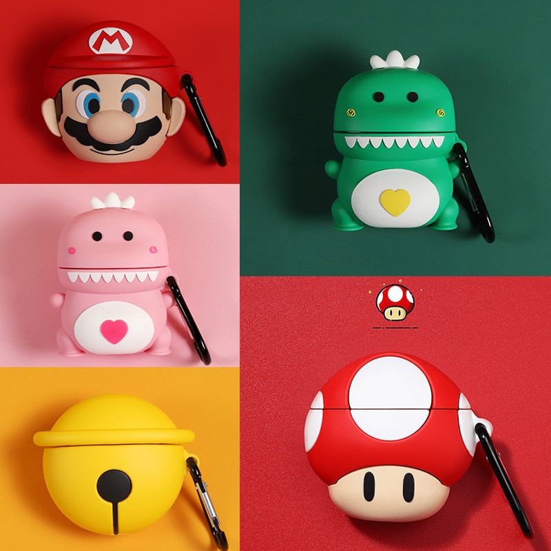 Creativity Cartoon funny cute silicone Case For Apple Airpods 2 1 cover ...