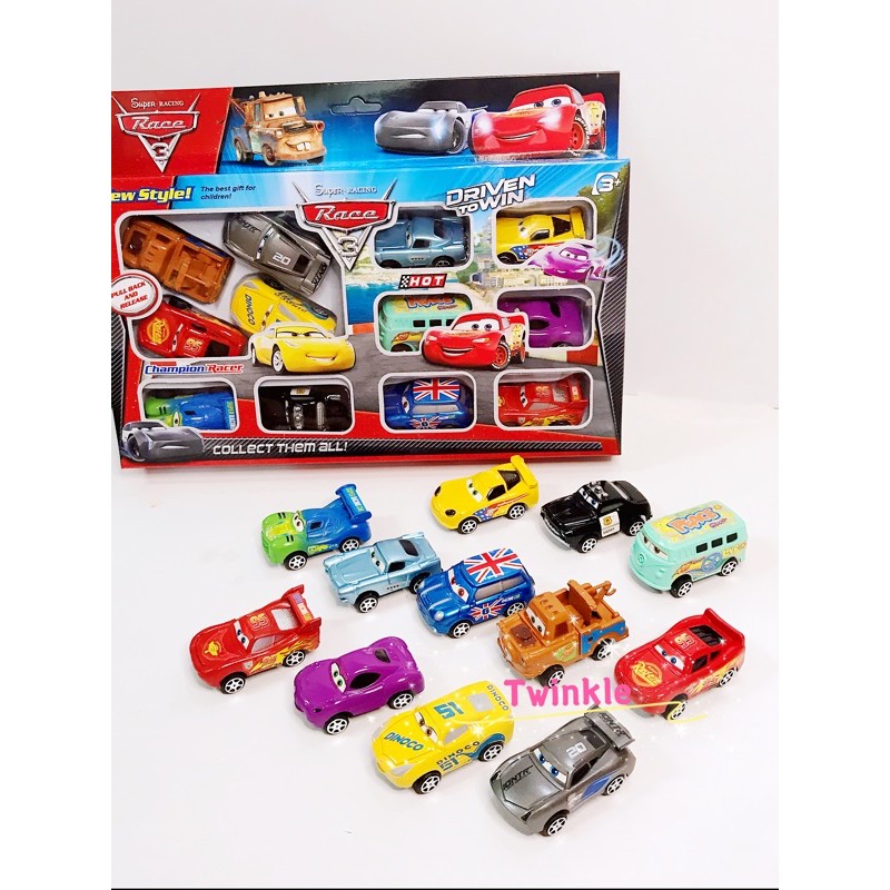 Pixar Racer Car Mini Mcqueen Cars Collection Mainan Kereta Toy Set