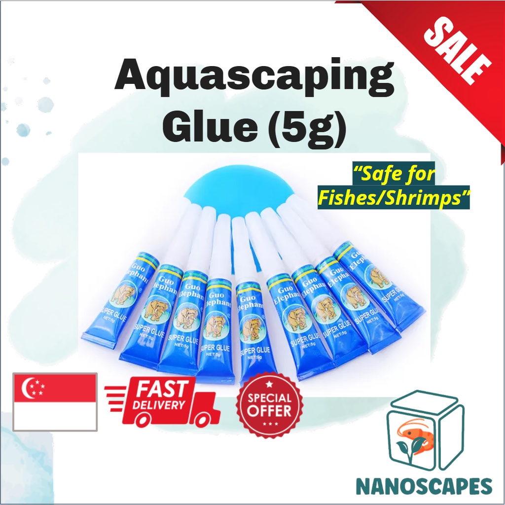 [NANOSCAPES] 5g Aquascaping Cyanoacrylate Super Glue for Aquarium Fish
