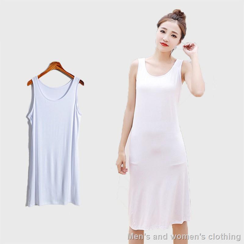 Ladies Plus Full Slips Modal Cotton Camisole Under Dress Underdress