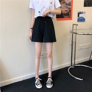 [SG]Women cotton shorts home casual elastics band string A cut loose ...