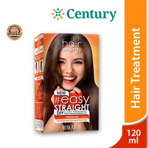 Makarizo Easy Straight Medium 120ml / Pelurus Rambut / Perawatan Rambut